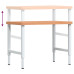 Banc De Lucru 100X60X(73-99,5) Cm Lemn Masiv Fag Dreptunghiular