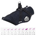 Haină Câini Cu Ham Impermeabilă Reflectorizantă, Bleumarin, L24