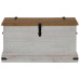 Cufă De Depozitare Halden Alb 91X48X47 Cm Lemn Masiv De Pin