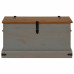 Cufă De Depozitare Halden Gri 91X48X47 Cm Lemn Masiv De Pin