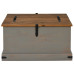 Cufă De Depozitare Halden Gri 91X91X47 Cm Lemn Masiv De Pin