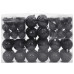 Baldouri De Crăciun 100 Buc Negru Ø3/4/6 Cm