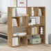 Bibliotecă/Separator De Cameră, Stejar Artizanal, 105X24X102 Cm