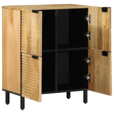 Bufetă Maro 60X33X75 Cm Lemn Masiv De Mango Bufetă Maro 60X33X75 Cm Lemn Masiv De Mango