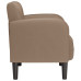 Canapea Scaun Cu Cotiere Cappuccino 54 Cm Piele Artificială