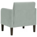 Canapea Scaun Cu Cotiere Gri Deschis 54 Cm Catifea