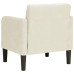 Canapea Scaun Cu Cotiere Crem 54 Cm Catifea