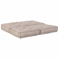 Canapea Modulară 2 Pcs Maro Deschis 70 X 70 X 36 Cm Țesătură