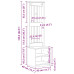 Arborele „Sandens” 45X40X159,5 Cm Din Lemn Masiv De Pin