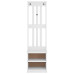 Arborele „Sandens” Alb 45X40X159,5 Cm Lemn Masiv De Pin