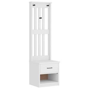 Arborele „Sandens” Alb 45X40X159,5 Cm Lemn Masiv De Pin