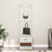 Arborele „Sandens” Alb 45X40X159,5 Cm Lemn Masiv De Pin