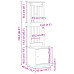 Arborele „Sandens” Alb 45X40X159,5 Cm Lemn Masiv De Pin