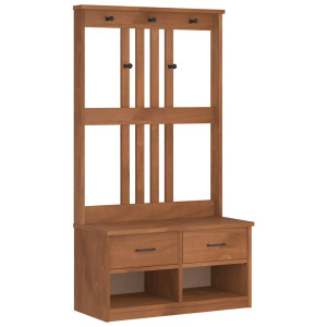 Arborele „Sandens” 87X40X159,5 Cm Din Lemn Masiv De Pin