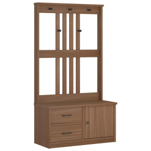 Arborele „Sandens” 87X40X159,5 Cm Din Lemn Masiv De Pin