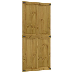 Ușă De Hambar Corona 90X210 Cm Din Lemn Masiv De Pin