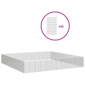 Adăpost Pentru Animale Cu 48 Panouri, 54X100Cm, Fier Galvanizat