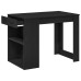 Birou Cu Sertar Raft Stejar Negru 102X62X77,5 Cm Lemn Prelucrat