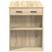 Birou Cu Sertar Raft Stejar Sonoma 102X62X77,5Cm Lemn Prelucrat