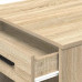 Birou Cu Sertar Raft Stejar Sonoma 102X62X77,5Cm Lemn Prelucrat