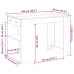 Birou Cu Sertar Raft Stejar Sonoma 102X62X77,5Cm Lemn Prelucrat