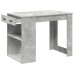 Birou Cu Sertar Și Raft Gri Beton 102X62X77,5 Cm Lemn Prelucrat