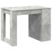 Birou Cu Sertar Și Raft Gri Beton 102X62X77,5 Cm Lemn Prelucrat