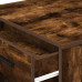 Birou Cu Sertar Raft Stejar Afumat 102X62X77,5Cm Lemn Prelucrat