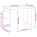 Birou Cu Sertar Raft Stejar Maro 102X62X77,5 Cm Lemn Prelucrat
