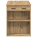 Birou Cu Sertar Raft Stejar Artizanal 102X62X77,5 Cm Pal