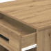 Birou Cu Sertar Raft Stejar Artizanal 102X62X77,5 Cm Pal