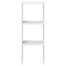 Bibliotecă Stivuabilă, Alb, 30X30X80 Cm, Din Lemn Prelucrat