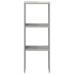 Bibliotecă Stivuabilă Gri Beton 30X30X80 Cm Lemn Prelucrat