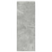 Bibliotecă Stivuabilă Gri Beton 30X30X80 Cm Lemn Prelucrat