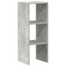 Bibliotecă Stivuabilă Gri Beton 30X30X80 Cm Lemn Prelucrat