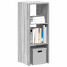 Bibliotecă Stivuabilă Gri Sonoma 30X30X80 Cm Lemn Prelucrat