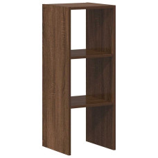 Bibliotecă Stivuabilă, Stejar Maro, 30X30X80 Cm, Lemn Prelucrat