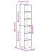 Biblioteci 2 Buc Lemn Vechi Stivuibil 30X30X80Cm Lemn Prelucrat