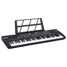 Tastatură Electrică Pian 61Taste Cu Suport Muzical Pentru Copii