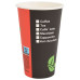 Cești De Cafea Din Hârtie 1000 Buc 16 Oz 400 Ml Roșu Și Negru