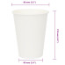 Cești De Cafea Din Hârtie 1000 Buc 12 Oz 300 Ml Alb