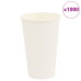 Cești De Cafea Din Hârtie 1000 Buc 16Oz 400Ml Alb