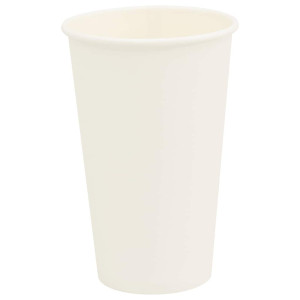 Cești De Cafea Din Hârtie 1000 Buc 16Oz 400Ml Alb