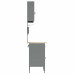 Banc De Lucru Cu Sertar 5 Pcs Negru 100 X 55 X 200 Cm Oțel