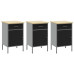 Banc De Lucru Cu Sertar 7 Pcs Negru 150 X 55 X 200 Cm Oțel