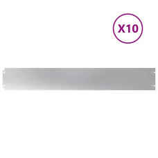 Borduri De Gazon 10 Buc 15X103 Cm Oțel Galvanizat