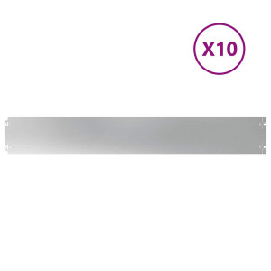 Borduri De Gazon 10 Buc 15X103 Cm Oțel Galvanizat