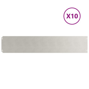 Borduri De Gazon 10 Buc 20X103 Cm Oțel Inoxidabil