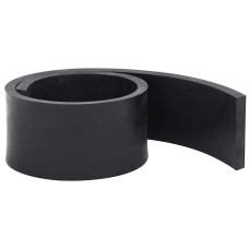Margine De Cauciuc Pentru Plug De Zăpadă Negru 100X8X1 Cm