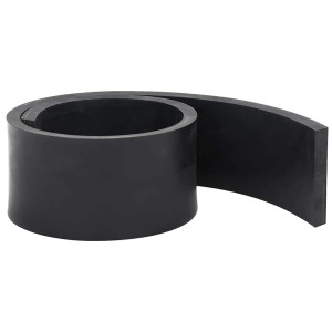 Margine De Cauciuc Pentru Plug De Zăpadă Negru 100X10X1 Cm